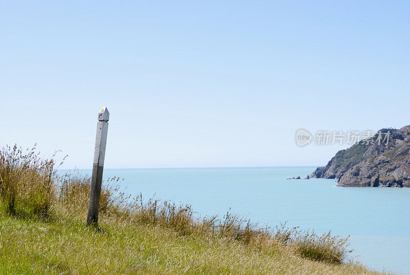 Cable Bay Walk Marker & seasce, Nelson，新西兰